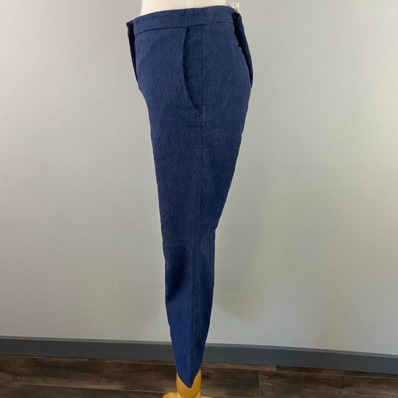 ST. TROPEZ WEST‎ Blue Cropped Pants - Picture 4 of 10